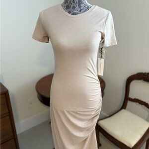 Treasure & Bond Cream Midi Dress